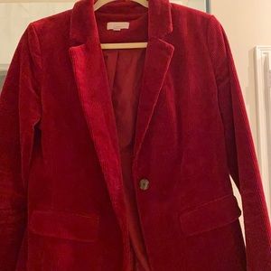 Loft Red Blazer